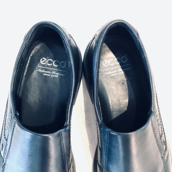ECCO Mens Black Slip-on Dress Shoe Size 9/9.5, 43 EU main image 4